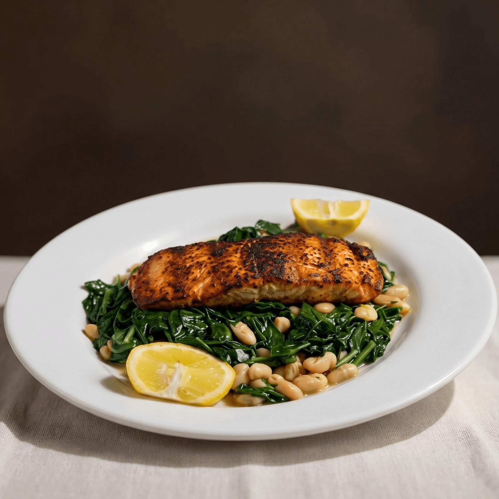Grilled Salmon.