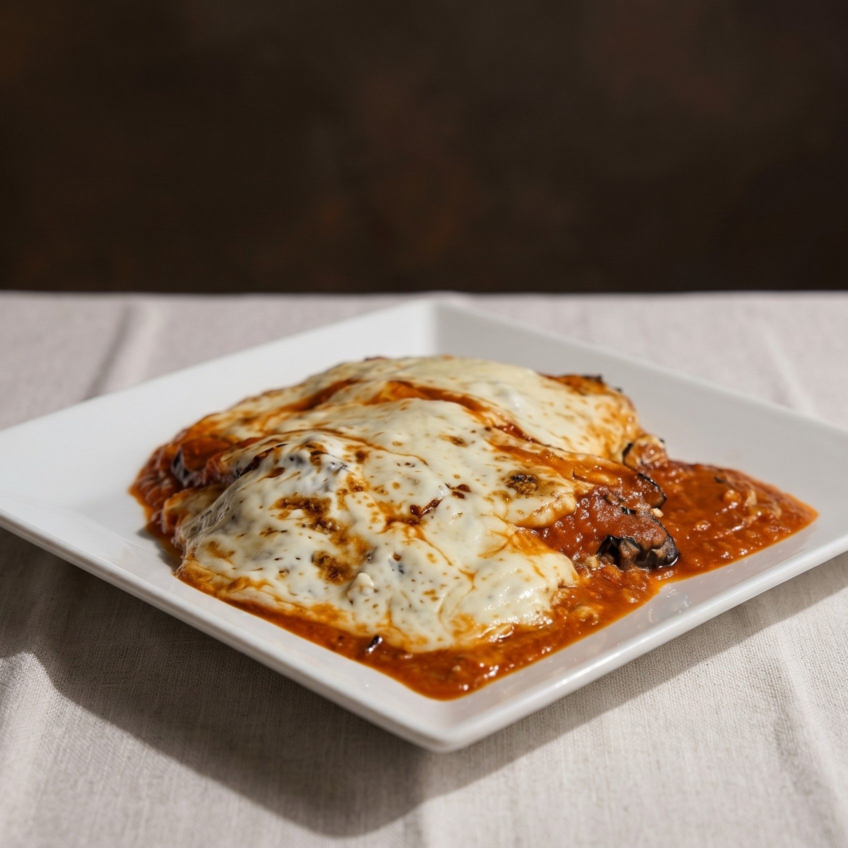 Eggplant Parmesan.