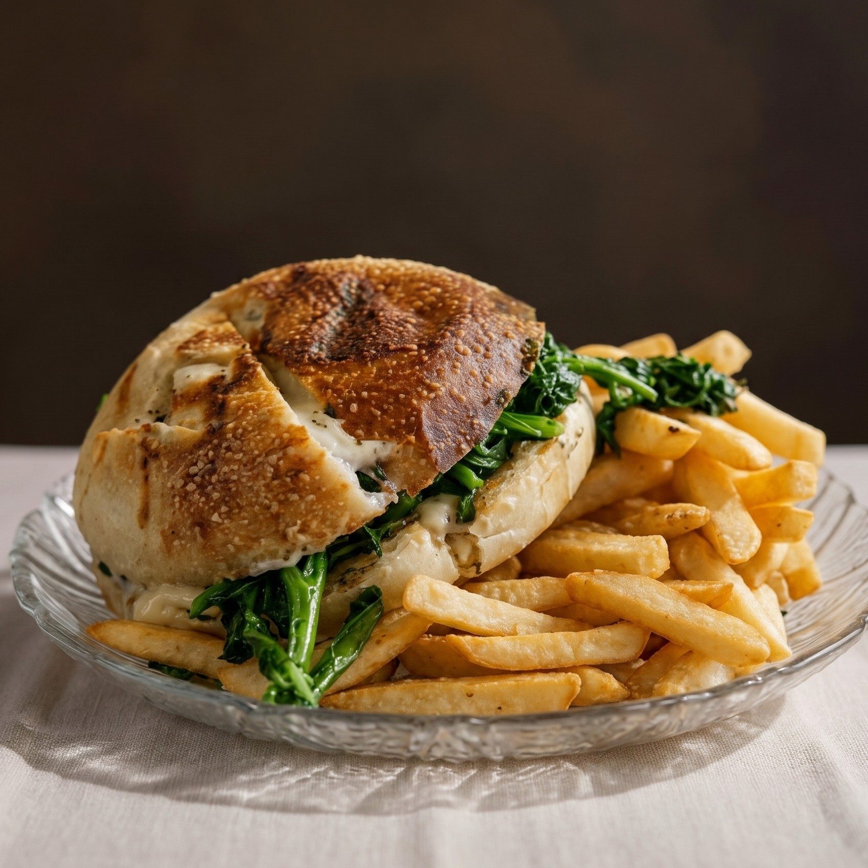 Broccoli Rabe Panini (Seasonal).