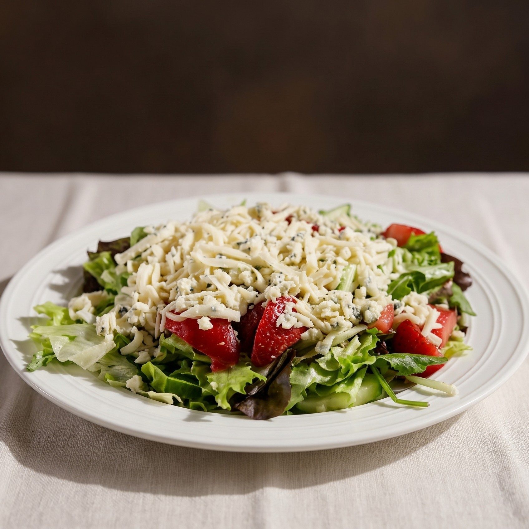 Tricolor Gorgonzola Salad.