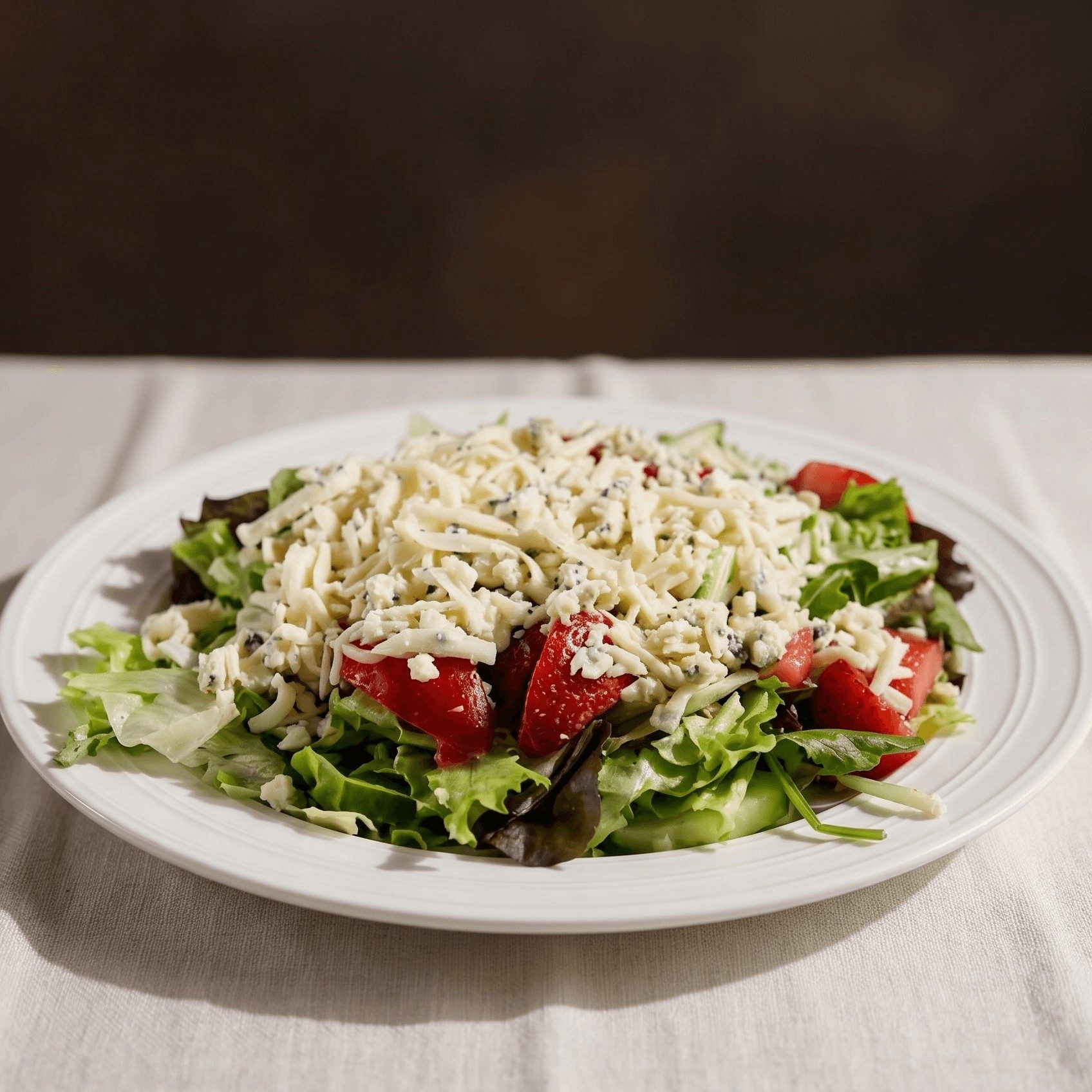 Tricolor Gorgonzola Salad.