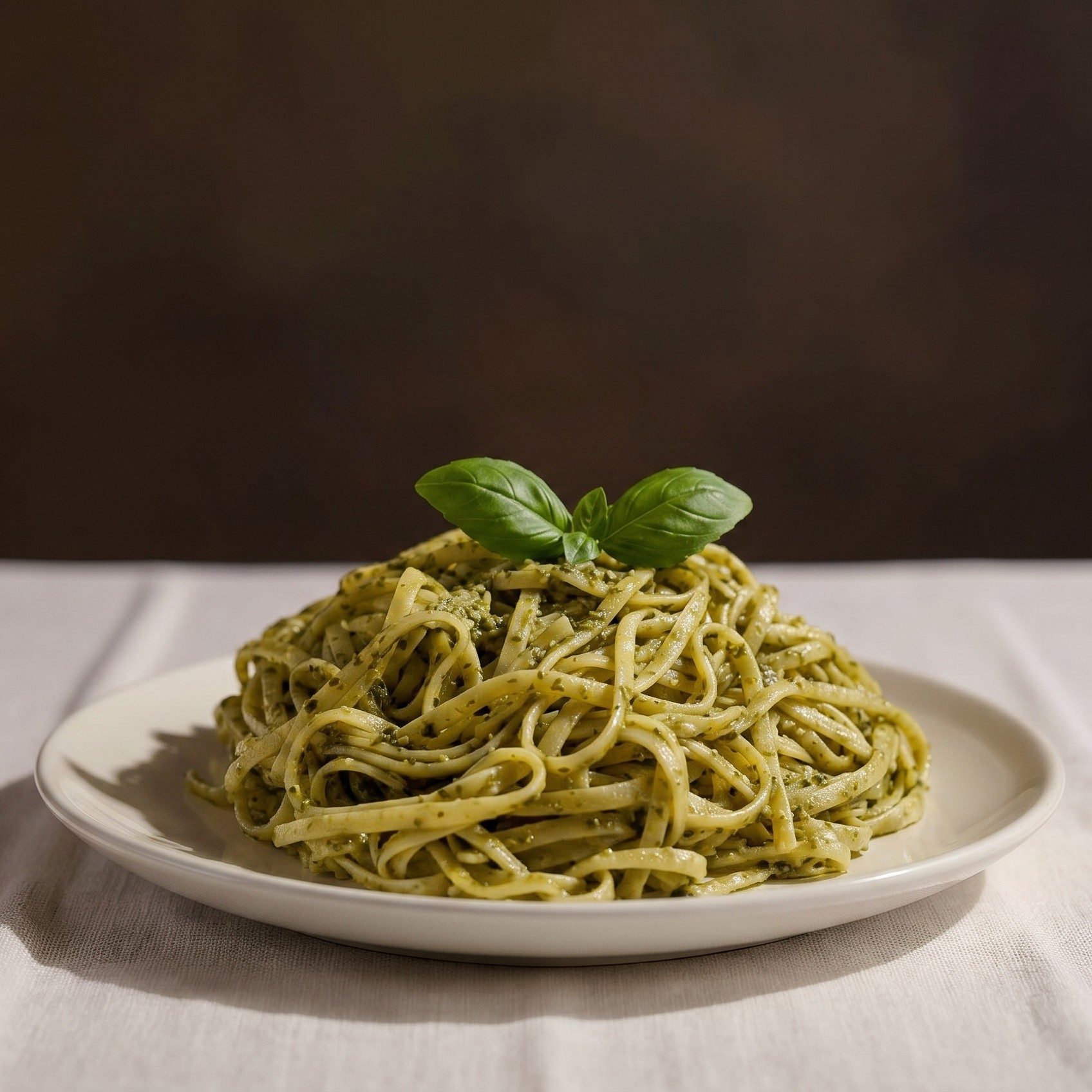 Linguini Al Pesto.