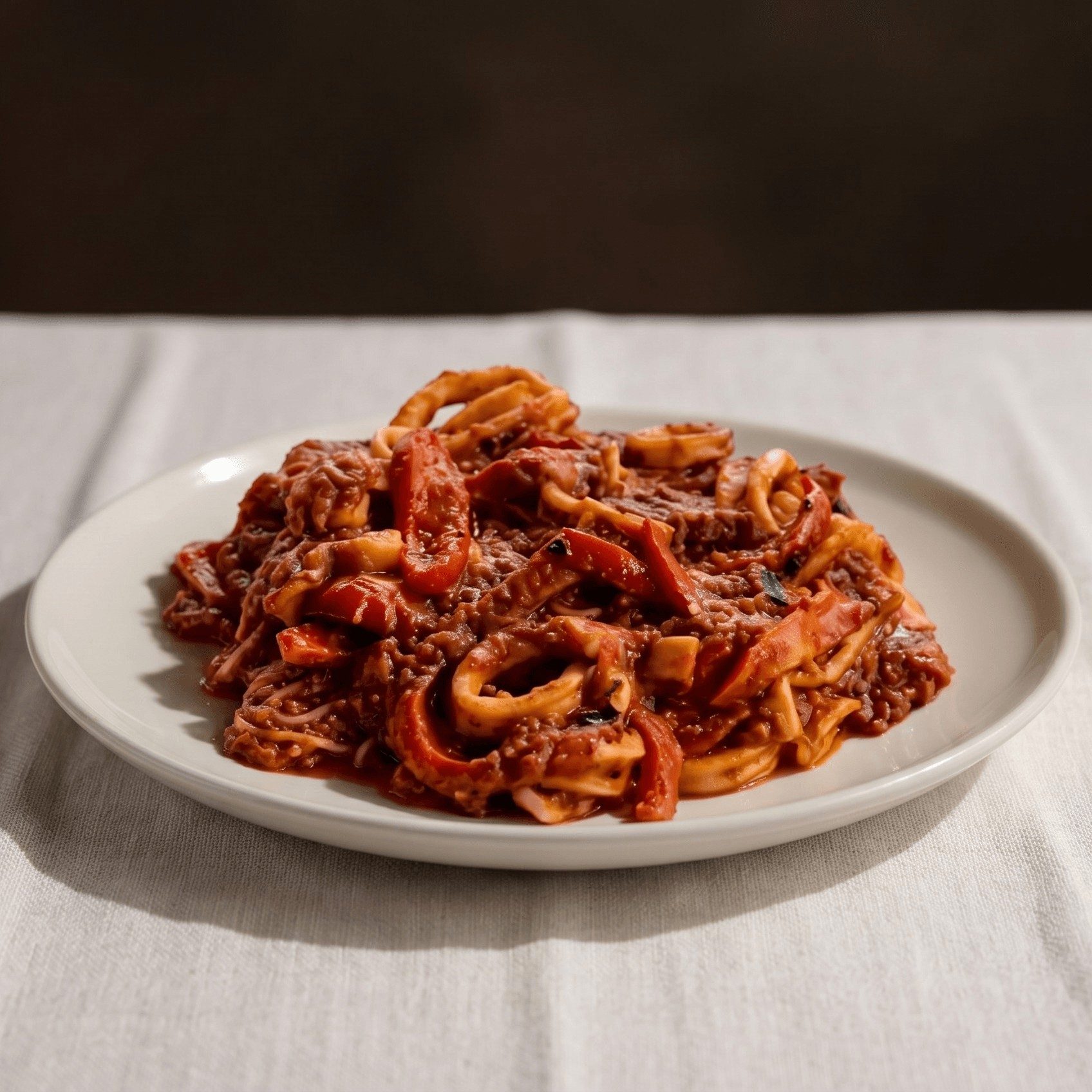 Calamari Arrabbiata.